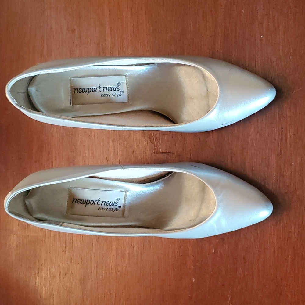 Newport News Cream Heels for Women
